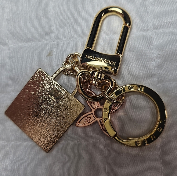 Louis Vuitton Gold and Rose Gold Bag Charm - Picture 7 of 9